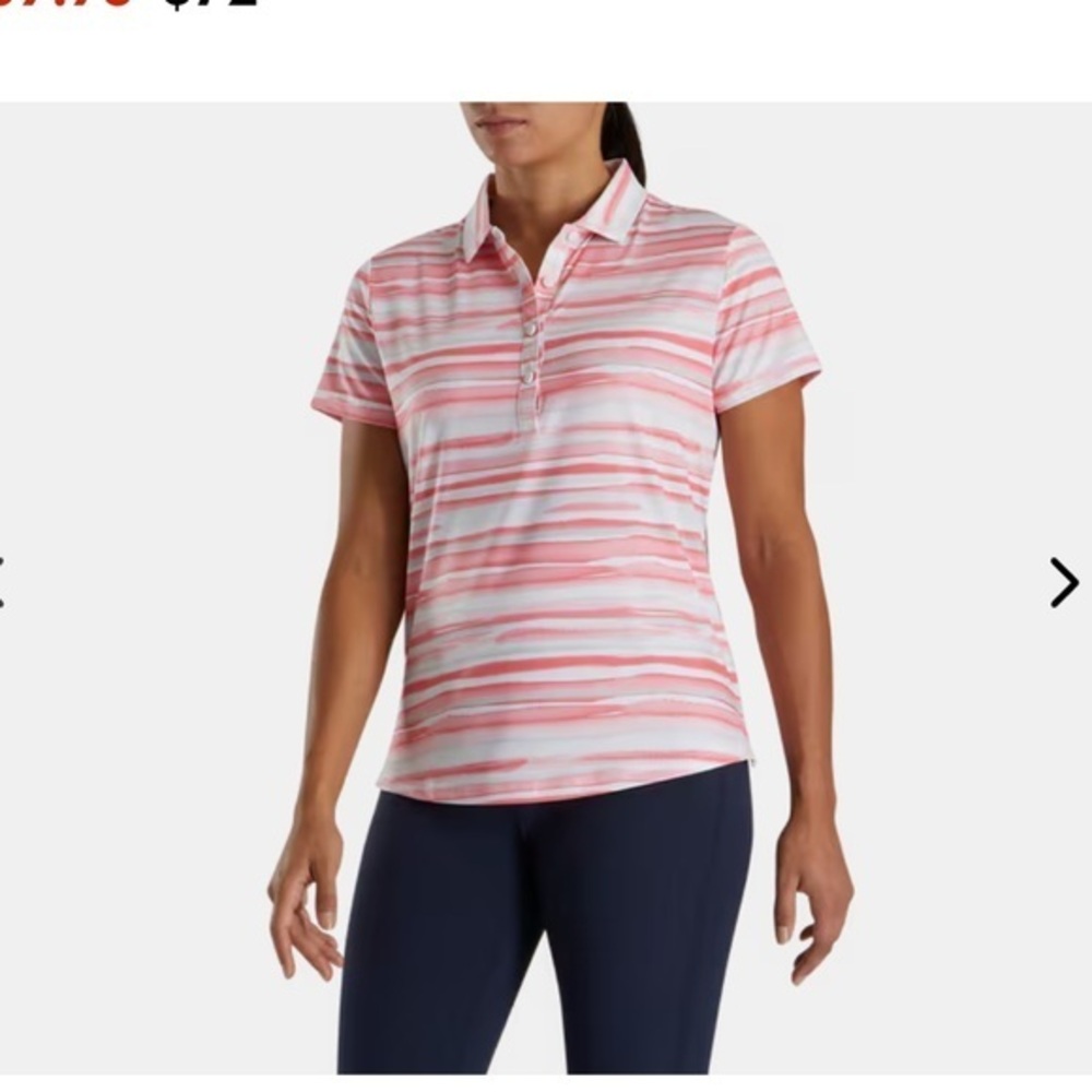 Footjoy - Short Sleeve Watercolor Women-Previous Season Style small
